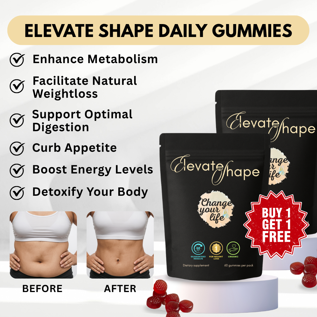 Elevate Shape - 2 X Weight Loss Gummies (BUY 1 GET 1 FREE)