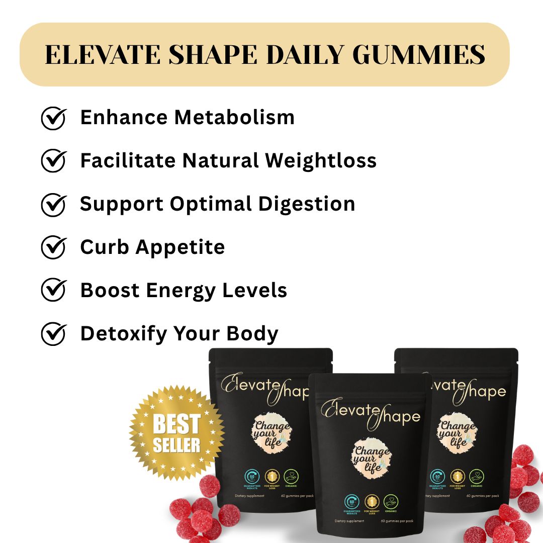 Elevate Shape - Weight Loss Gummies! (3 packs)